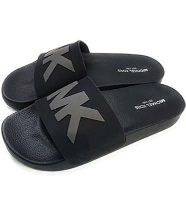 michael kors mens sliders|michael kors slides with studs.